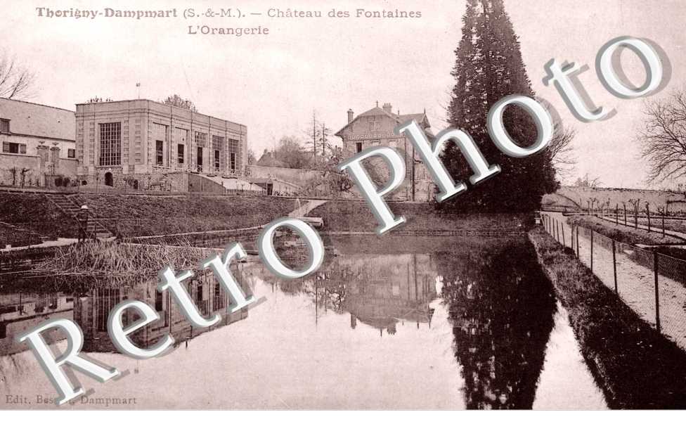 Thorigny-Dampmart, Chateau des Fontaines, l'Orangerie