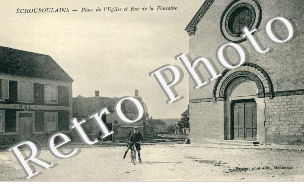 Place de l'Eglise et Rue de la Fontaine