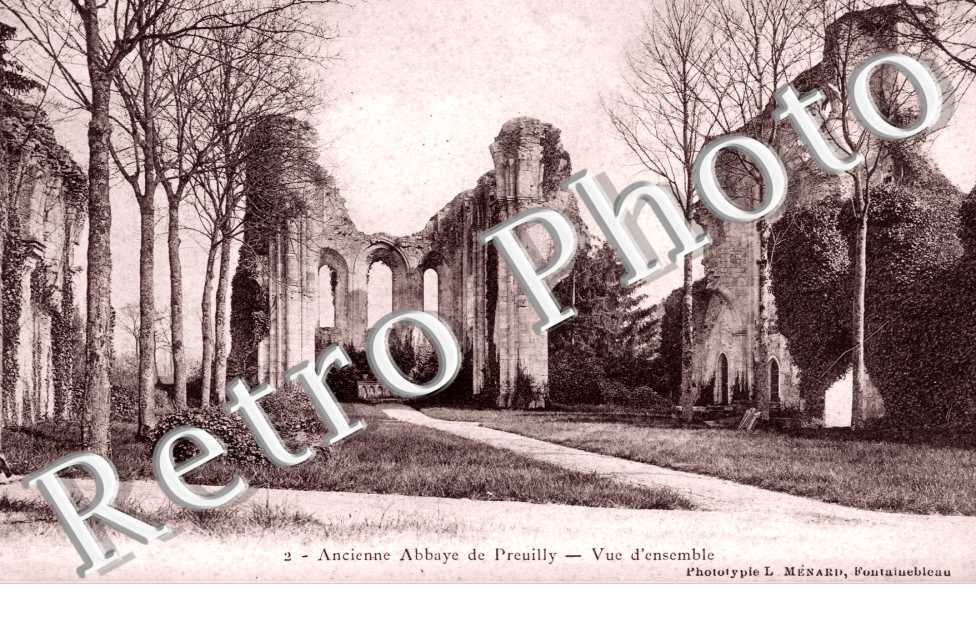 ancienne abbaye de Preuilly, vue d'ensemble