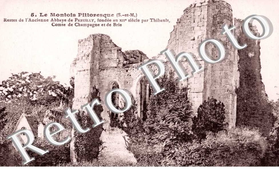restes de l'ancienne abbaye de Preuilly