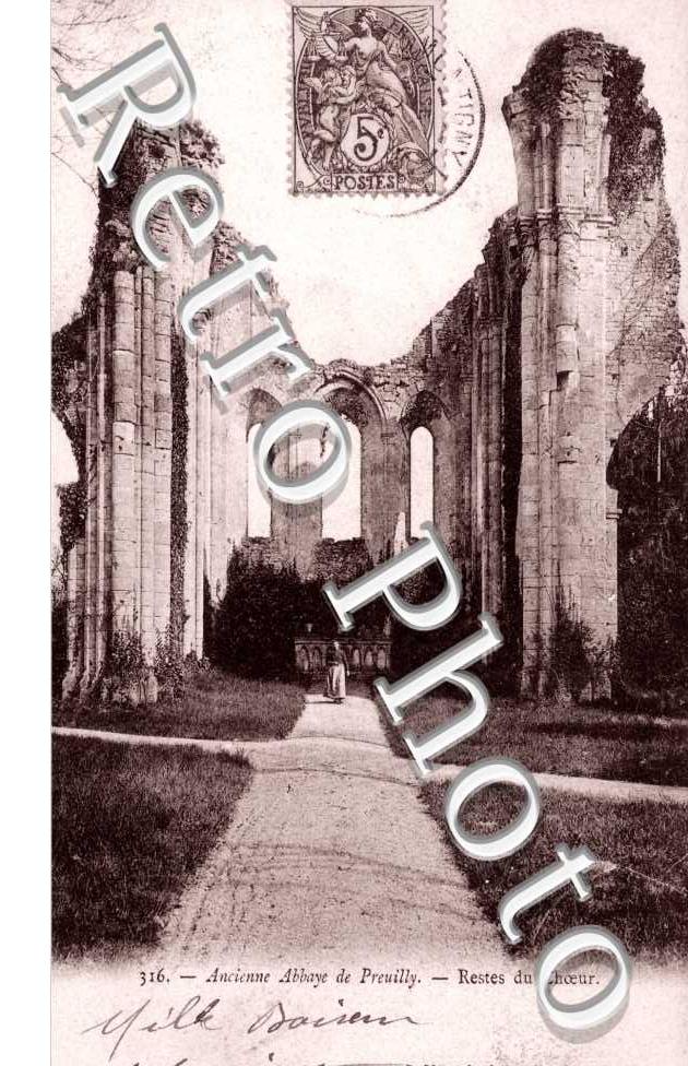 ancienne abbaye de Preuilly, restes du choeur