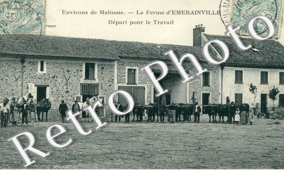 la Ferme d'Emerainville, Depart pour le Travail