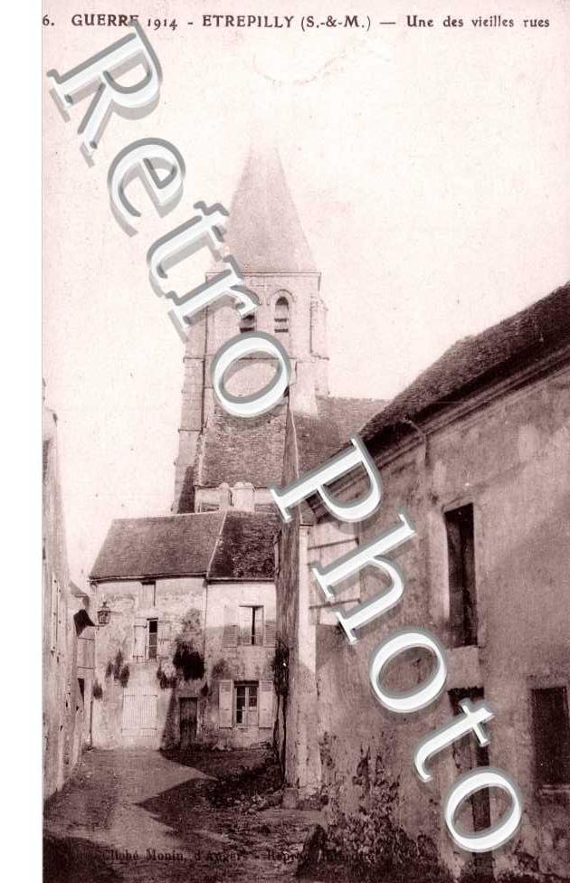 Une des vieilles rues, Guerre 1914