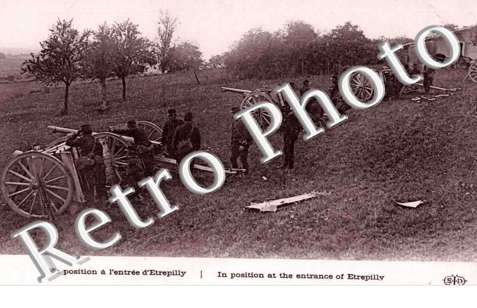 en position a l'entree d'Etrepilly