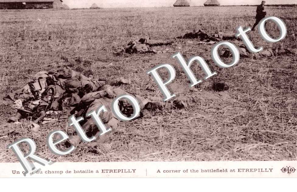 un coin du champ de bataille a Etrepilly