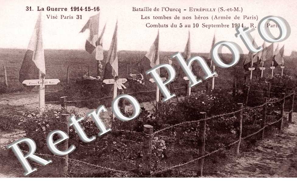 bataille de l'Ourcq, les tombes de nos heros