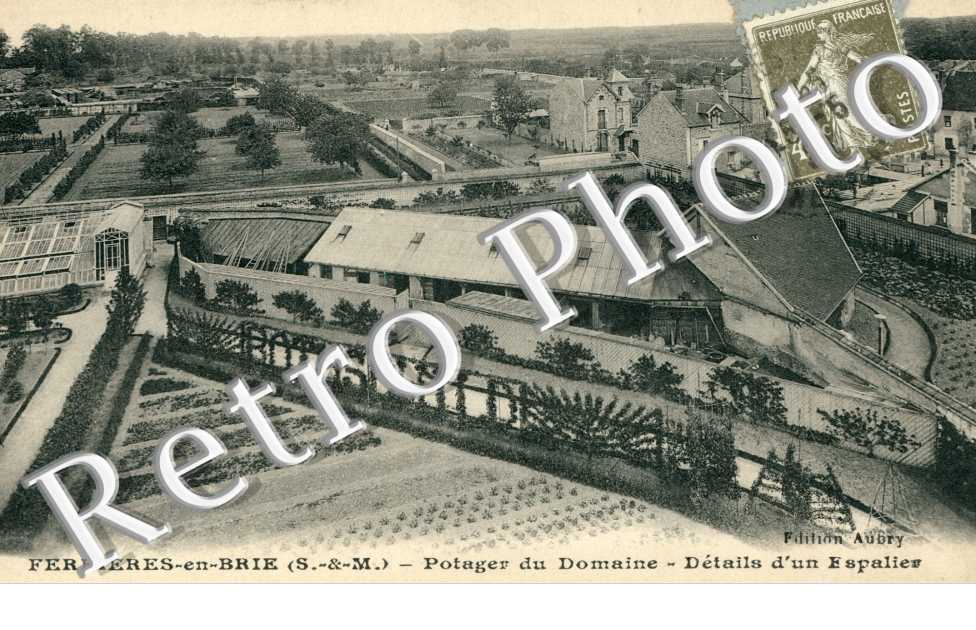 Ferrieres-en-Brie, Potager du Domaine, Details d'un Espalier