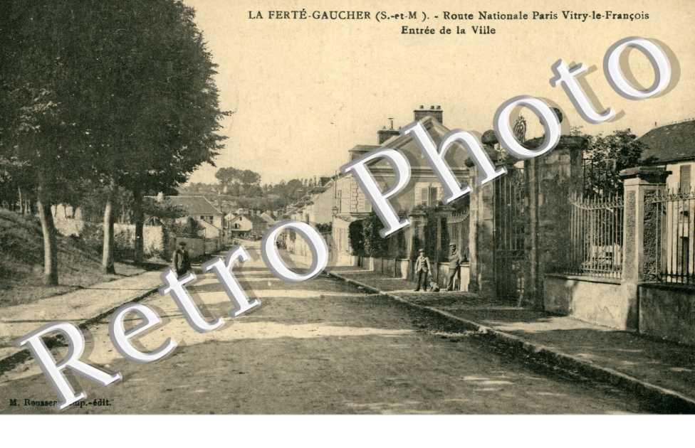 Route Nationale Paris Vitry-le-Francois, Entree de la Ville