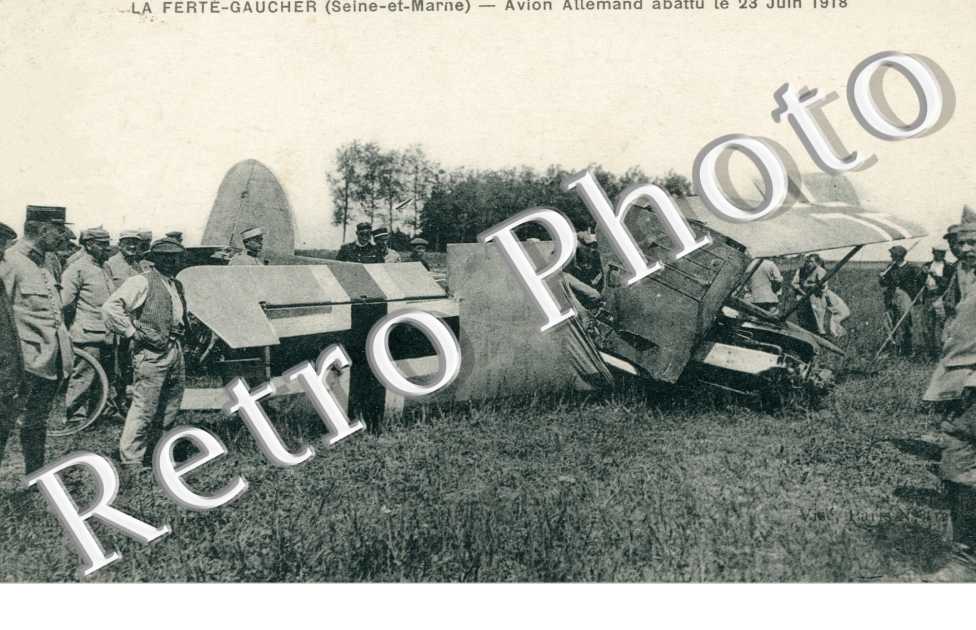 Avion Allemand Abattu le 23 juin 1918