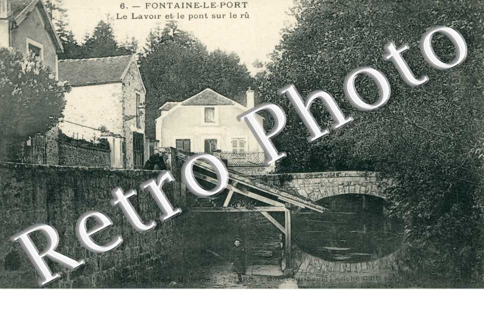 le Lavoir et le Pont sur le Ru