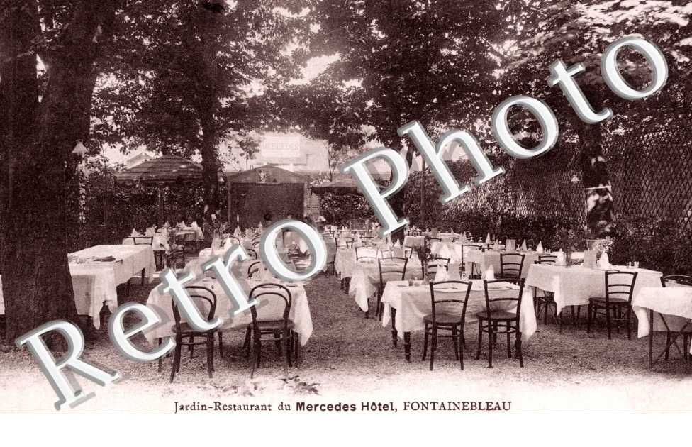 Jardin-Restaurant du Mercedes-Hotel Fontainebleau
