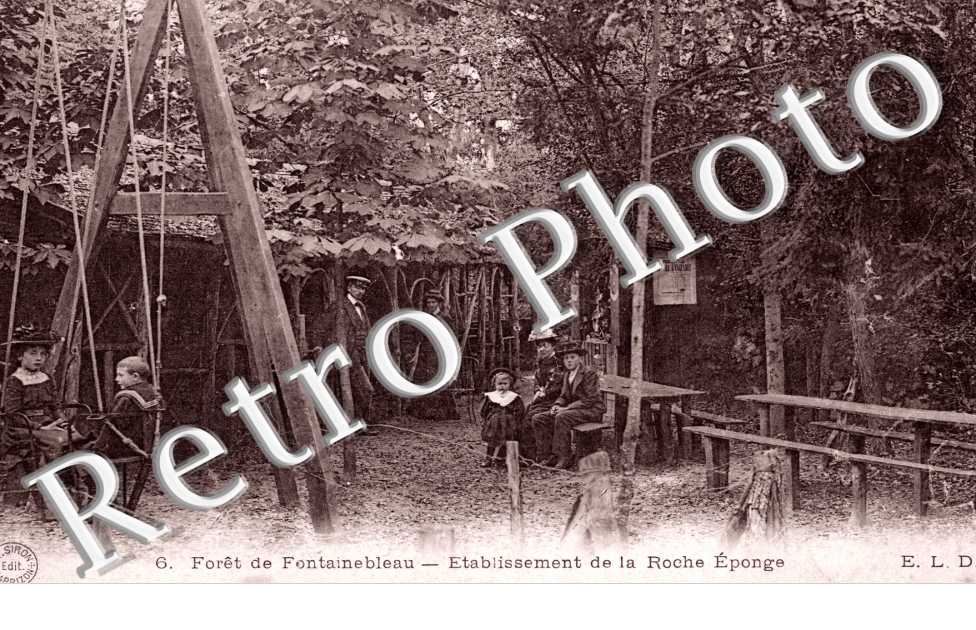 Foret de Fontainebleau, Etablissement de la Roche Eponge