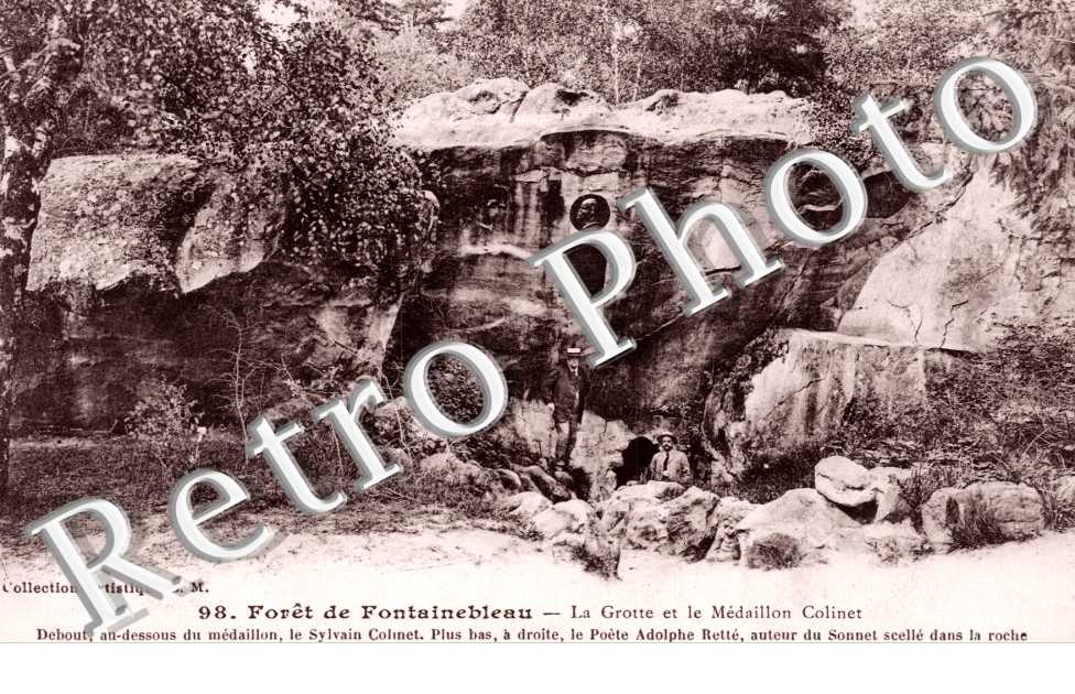 Foret de Fontainebleau, la Groue et le Medaillon Colinet