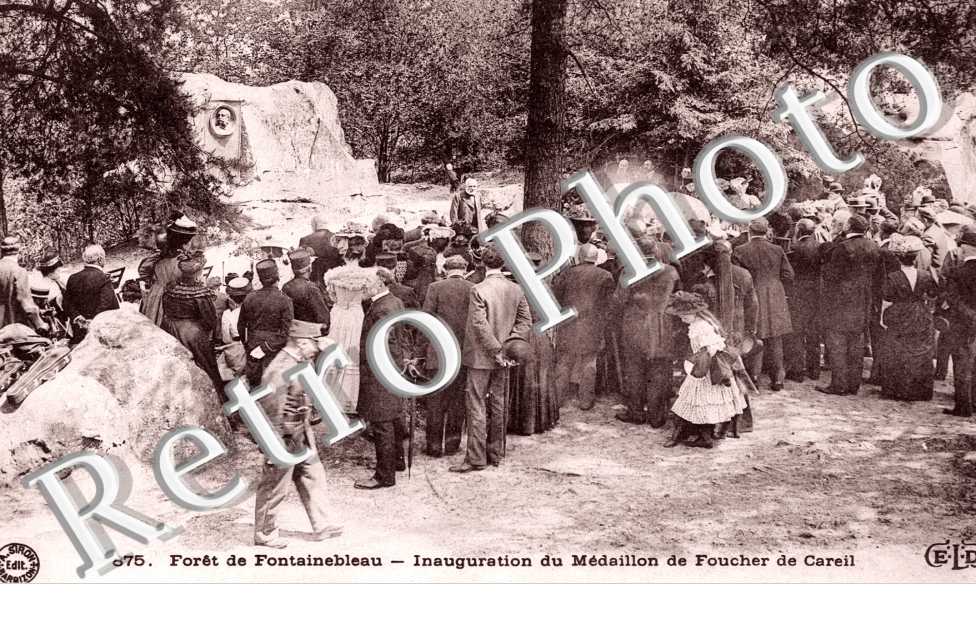 la Foret de Fontainebleau, l'Inaguration de Foucher de Careil