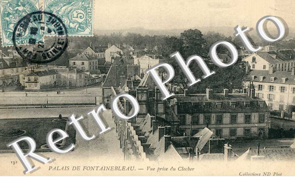 Palais de Fontainebleau, Vue prise du Clocher