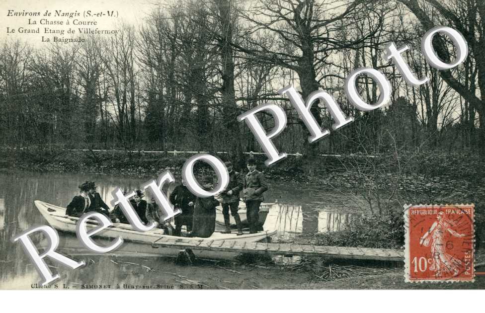 la chasse a courre - le grand etang - la baignade