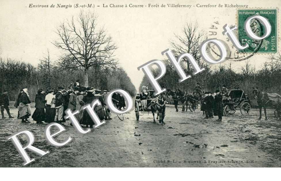 La chasse a courre - Foret de Villefermoy