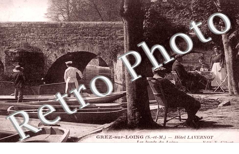 Les bords du Loing - Hotel Lavernot