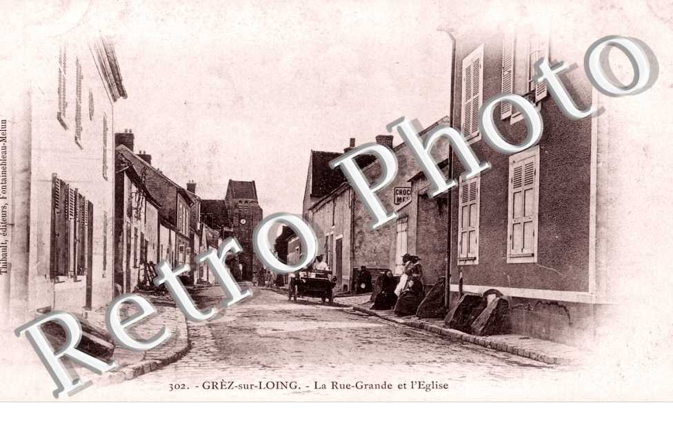 La Rue Grande et l'eglise