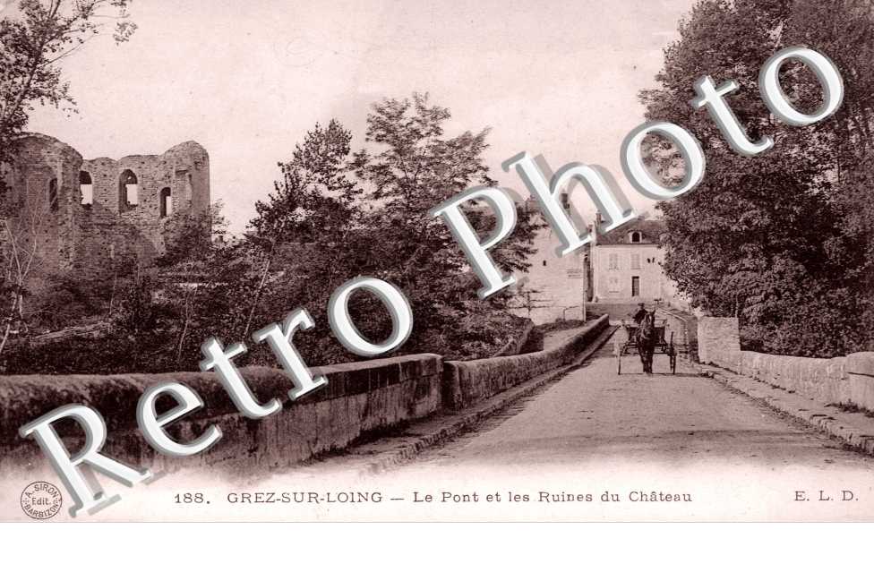 le pont et les ruines du chateau