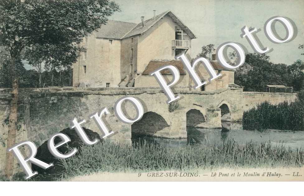 le pont et le moulin d'Hulay