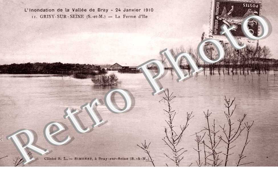 Ferme d'Ile, inondations 1910