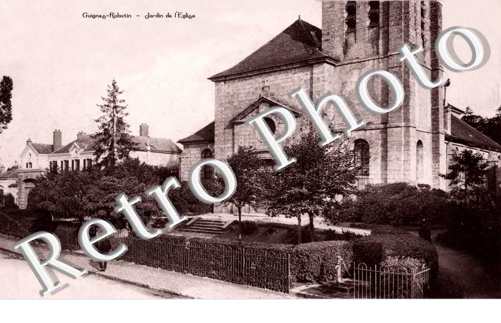 Guignes Rabutin  jardin de l'eglise