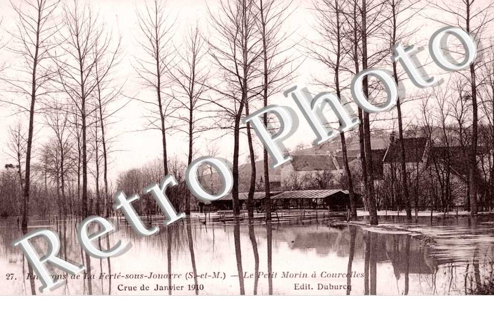 Courcelles, Petit Morin crue janvier 1910