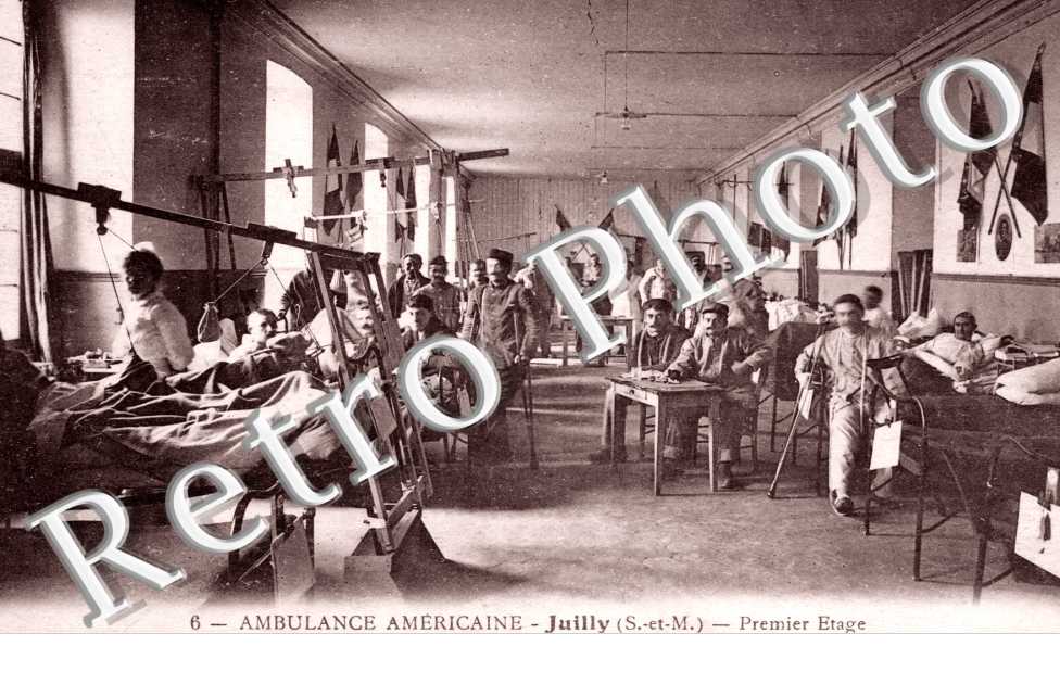 Ambulance Americaine, le premier etage