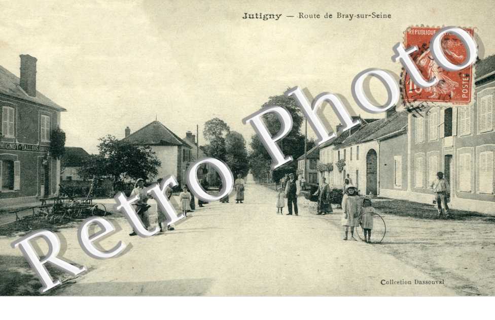 la route de Bray-sur-Seine