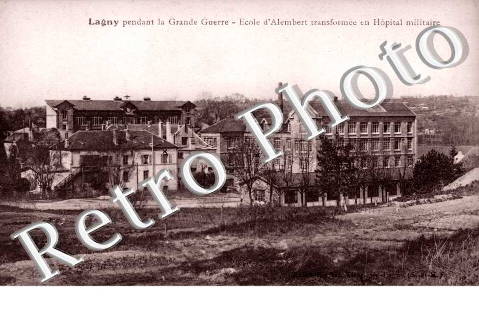 Ecole d'Alembert transformée en hopital militaire