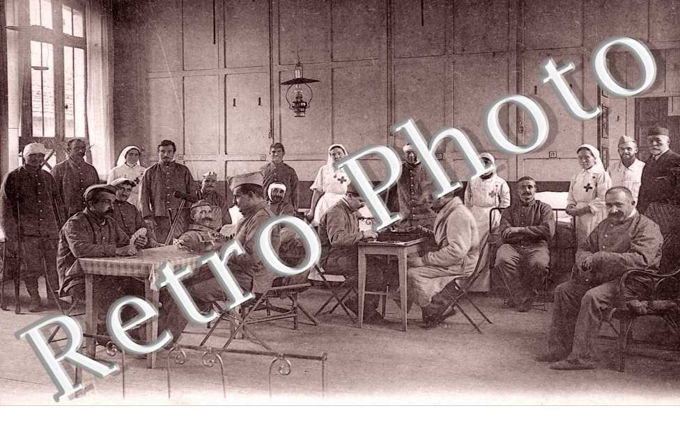 Hopital auxiliaire, Partie de Cartes et de Jacquet