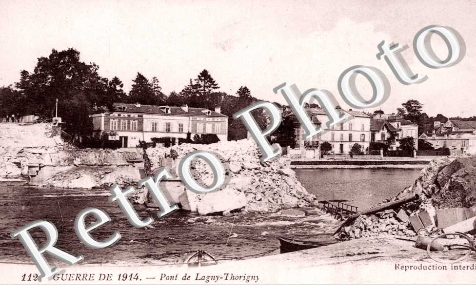 Pont de Lagny Thorigny detruit
