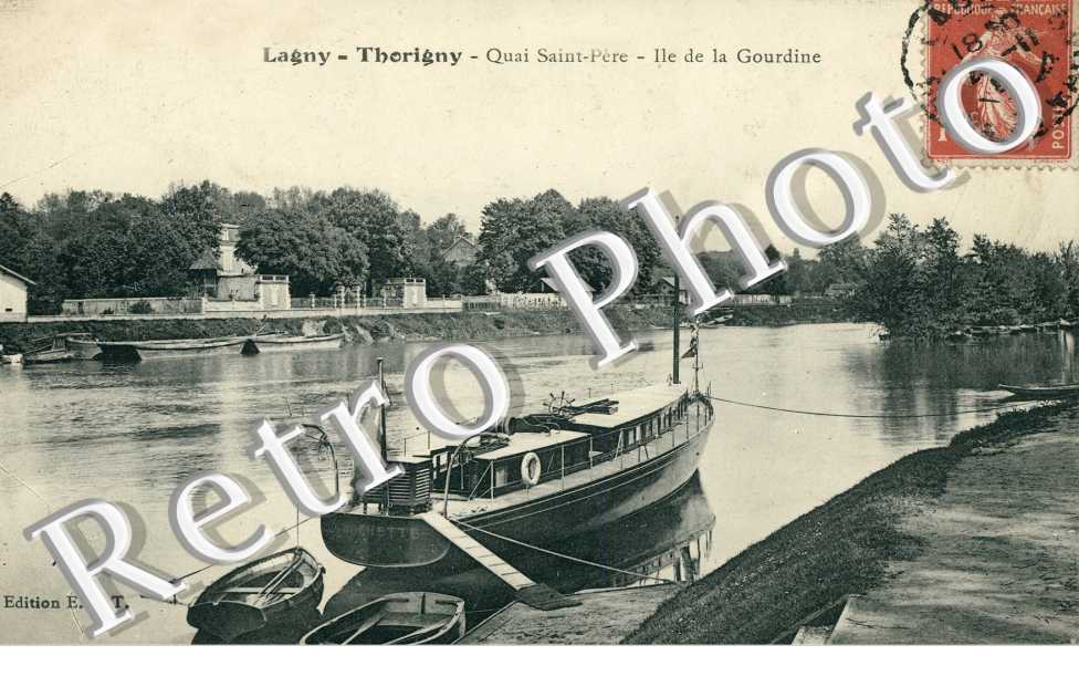 Quai Saint-Pere, l'Ile de la Gourdine, Lagny-Therigny