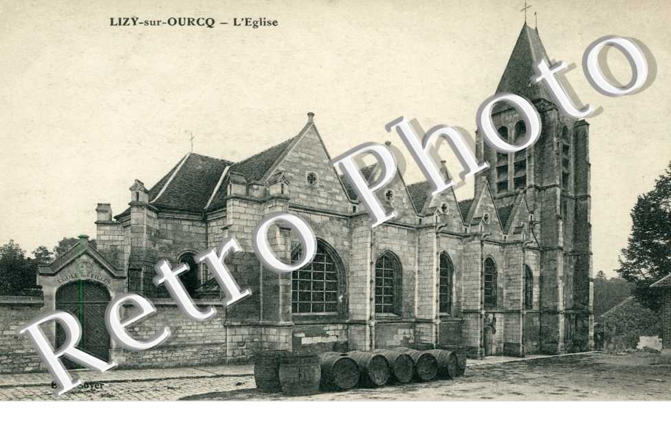 Vue latérale de l'église