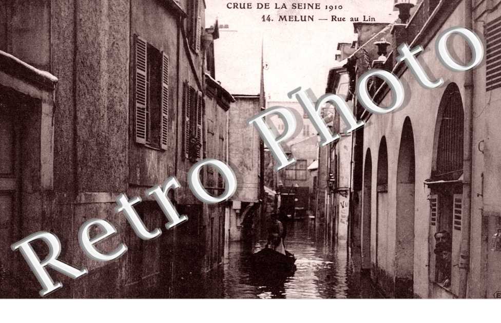 Crue de la Seine 1910, Rue au Lin