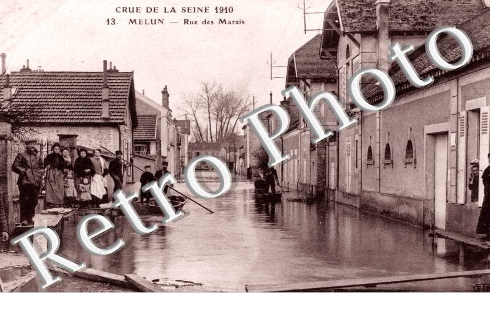  la Rue des Marais, la Crue de la Seine 1910