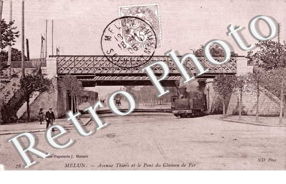 l'Avenue Thiers et le Pont du Chemin de Fer