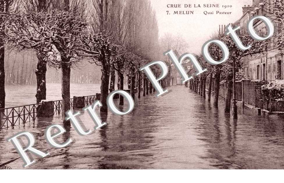 Crue de la Seine 1910, Quai Pasteur