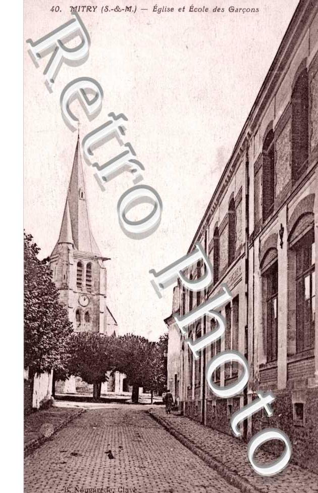 Eglise et Ecole des Garcons