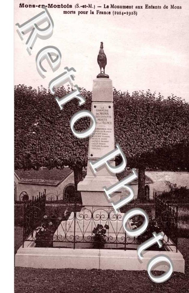 Monuments aux morts pour la France lors de la Grande Guerre