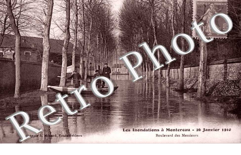 le Boulevard des Messieurs, les Inondations de Janvier 1910