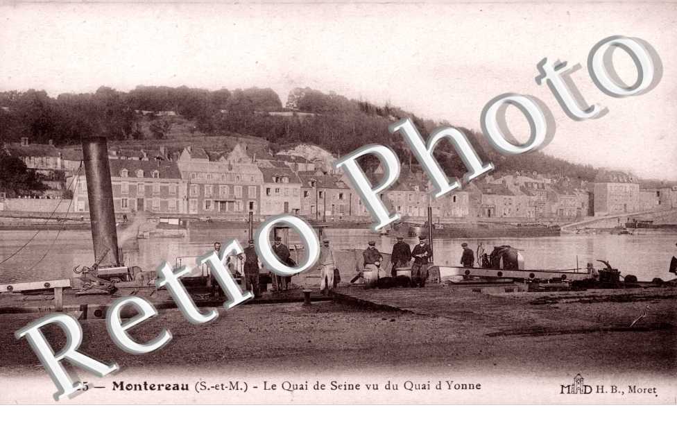 le Quai de Seine vu du Quai d'Yonne