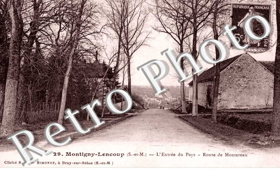 l'Entree du Pays, la Route de Montereau