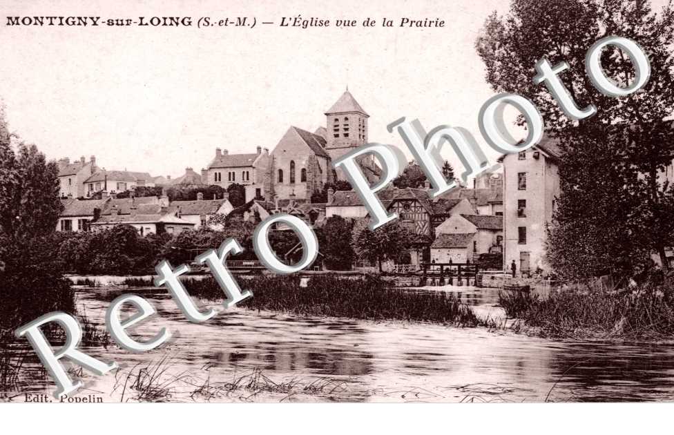 l'Eglise vue de la Prairie