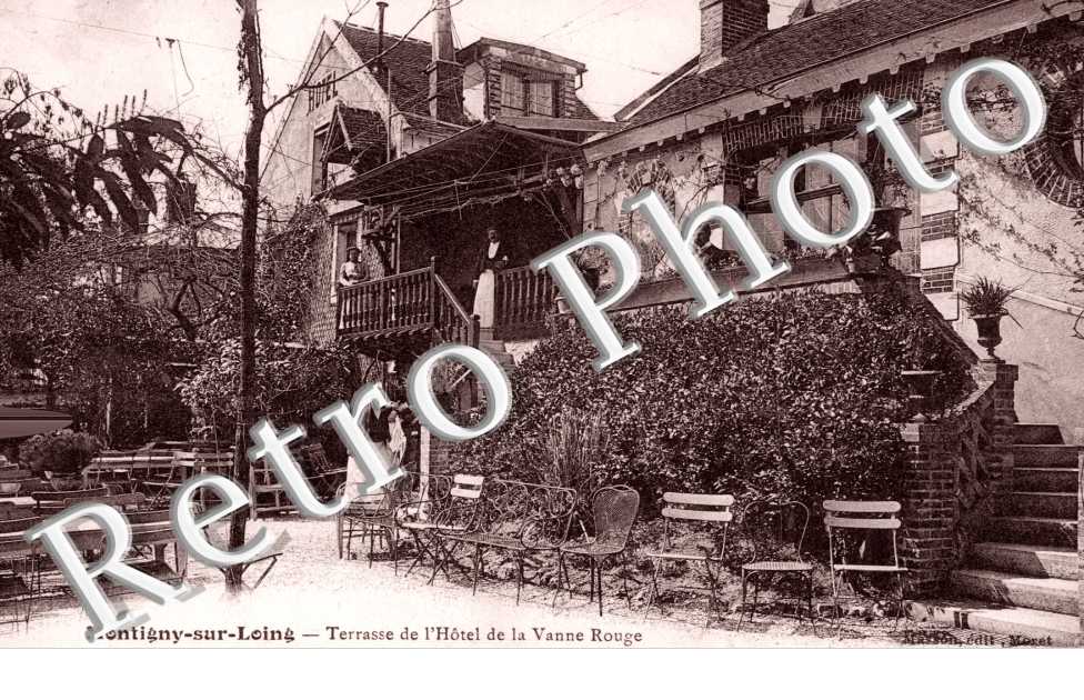la Terrasse de l'Hotel de la Vanne-Rouge