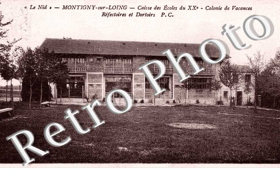 Caisse des Ecoles du XXeme siecle, Colonie de Vacances, Refectoires et Dortoirs