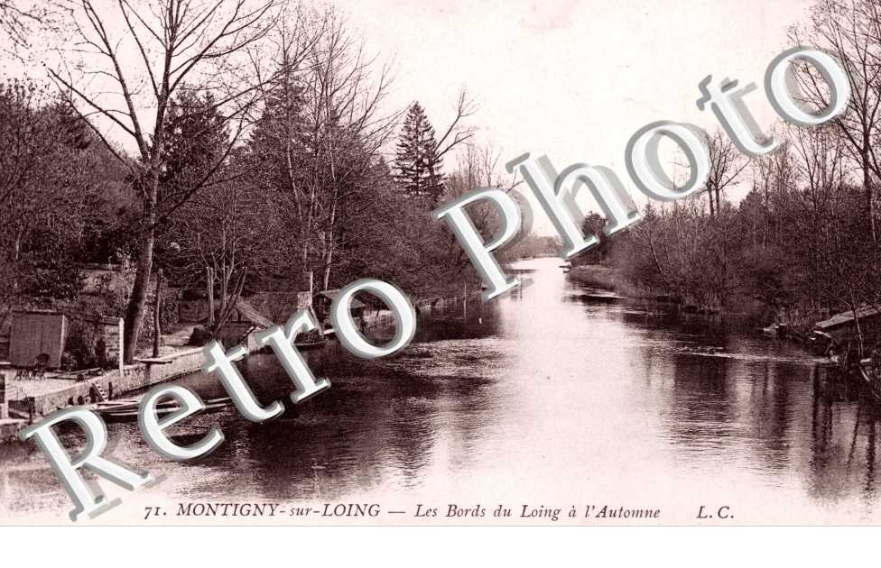 les Bords du Loing a l'Automne