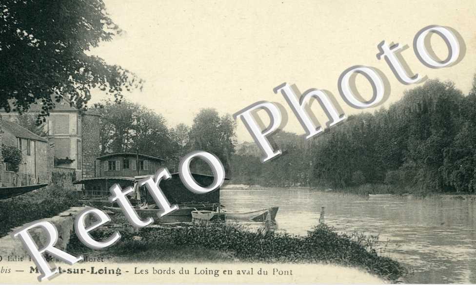 les Bords du Loing en aval du Pont