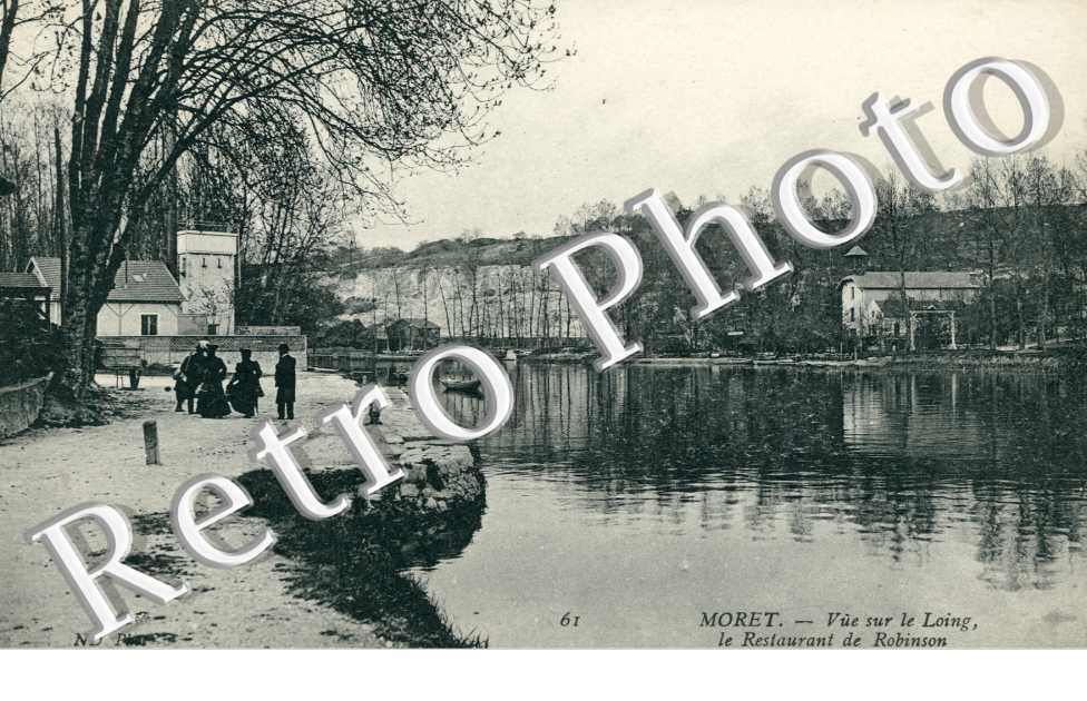 Vue sur le Loing, le Restaurant de Robinson